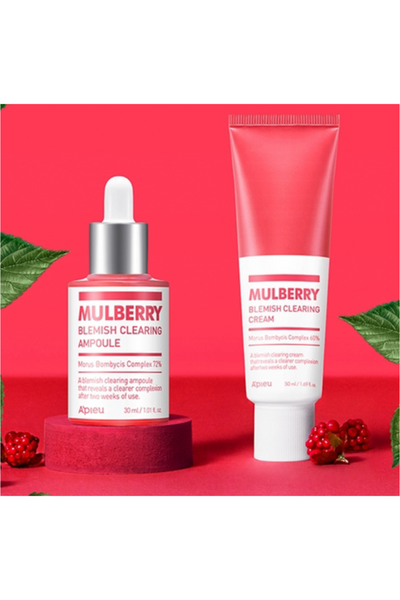 A'PIEU Mulberry Blemish Clearing Sample Set Ampoule + Cream *5 pcs