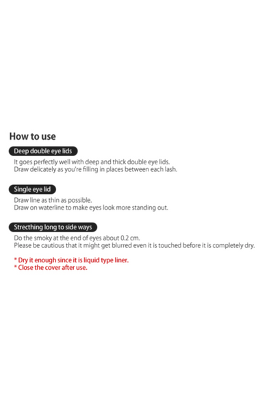 ETUDE HOUSE Oh My Line 5ml Liquid Brush Eyeliner Oh M'Eye Line