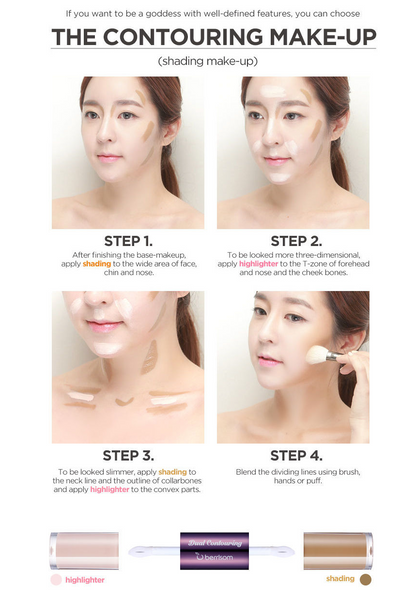 BERRISOM Oops Dual Contouring 3.5G+3.5G HighlighterShading/BrighteningConcealer
