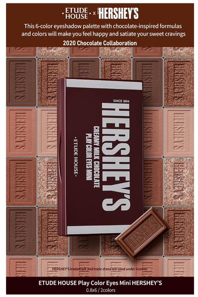 ETUDE HOUSE Play Color Eyes Mini HERSHEY'S #Original 0.8g *6color Eye Shadow