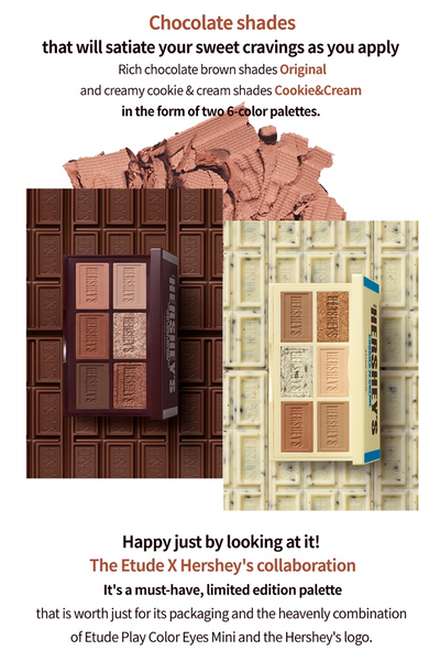 ETUDE HOUSE Play Color Eyes Mini HERSHEY'S #Original 0.8g *6color Eye Shadow