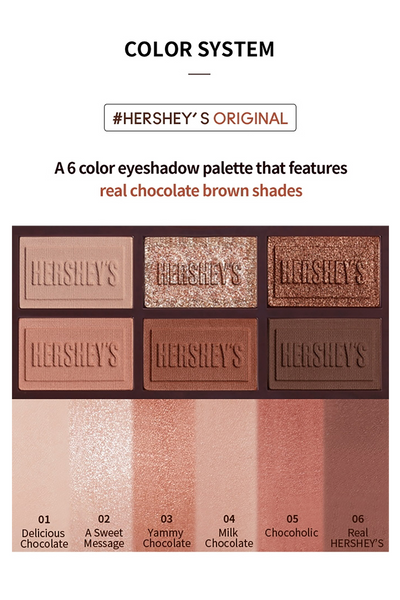 ETUDE HOUSE Play Color Eyes Mini HERSHEY'S #Original 0.8g *6color Eye Shadow