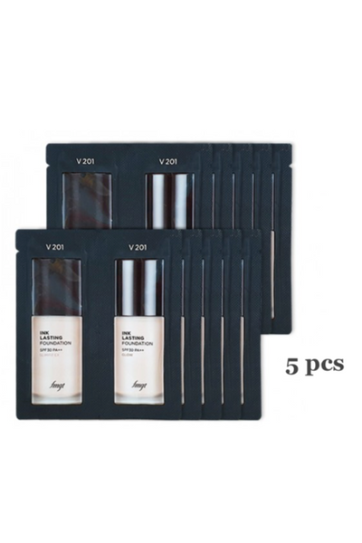 THE FACE SHOP Ink Lasting Foundation Glow 1ml *5pcs