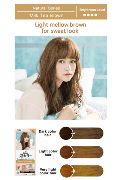 Kao - Liese Creamy Bubble Hair Color Natural - 7 Types