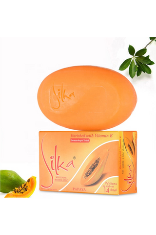 Silka Whitening Herbal Soap "Papaya" 135g