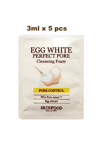 SKINFOOD Egg white Perfect Pore Cleansing Foam 3ml x 5 pcs