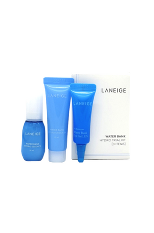 LANEIGE Water Bank Hydro Trial Kit Eye Cream 3ml/Gel Cream 10ml/Essence 10ml